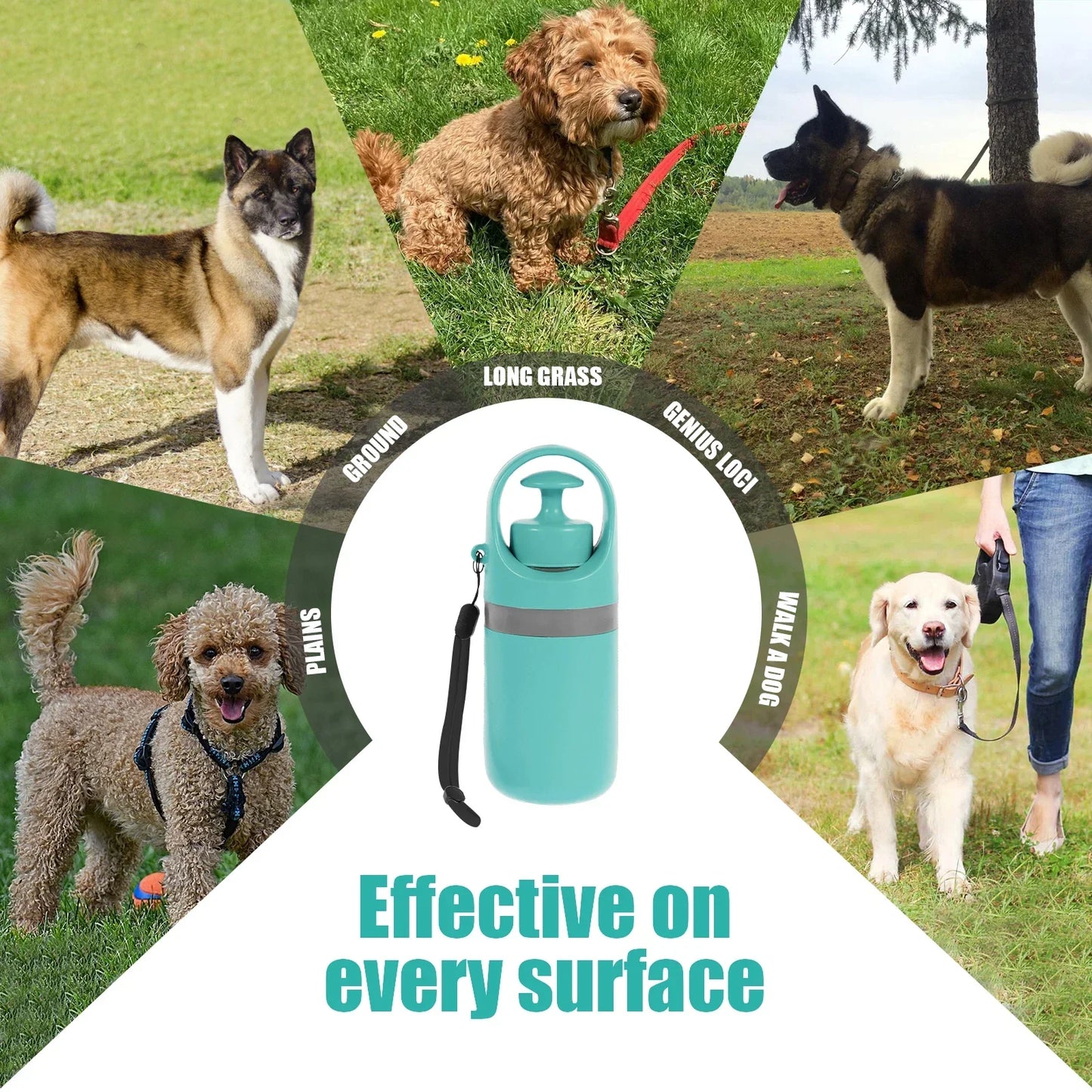 Portable Dog Pooper Scooper Shovel