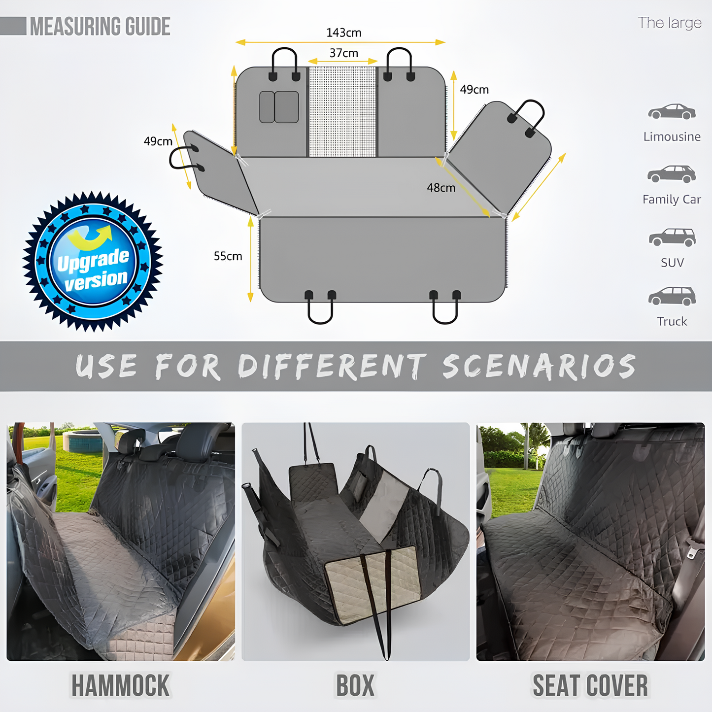 Pet Car Seat Cover