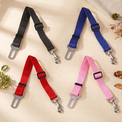 Pet Car Safety Belt on a warm neutral background